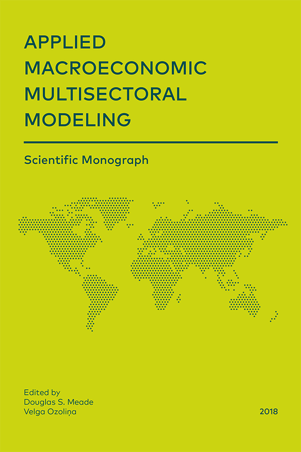 Monogrāfijas "Applied Macroeconomic Multisectoral Modeling" vāks