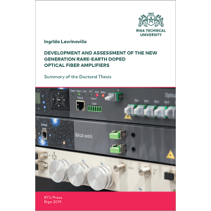 Summary of the Doctoral Thesis "Development and Assessment of the New Generation Rare-Earth Doped Optical Fiber Amplifiers" cover
