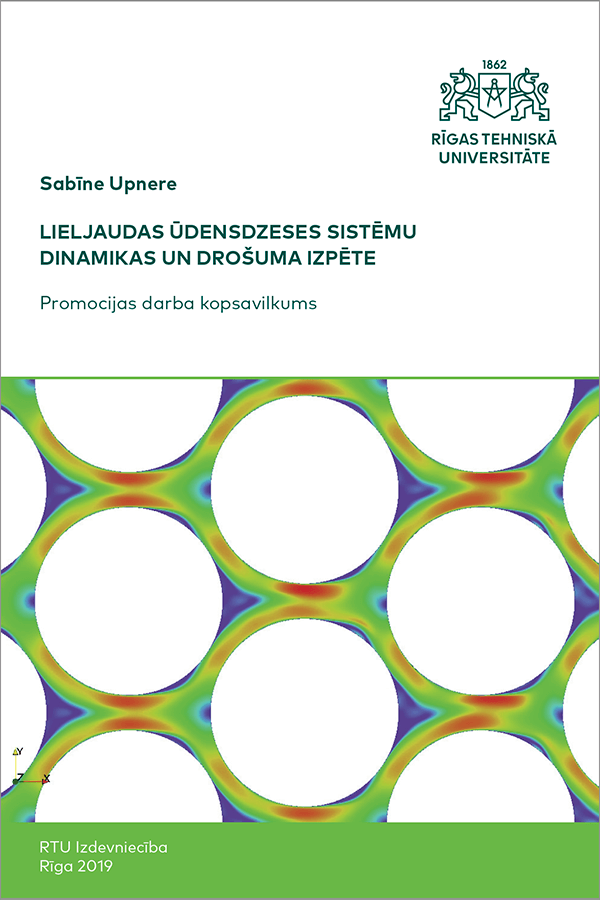 Summary of the Doctoral Thesis "Lieljaudas ūdensdzeses sistēmu dinamikas un drošuma izpēte" cover