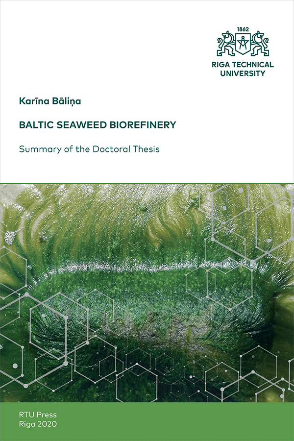 Summary of the Doctoral Thesis "Baltic Seaweed Biorefinery" cover