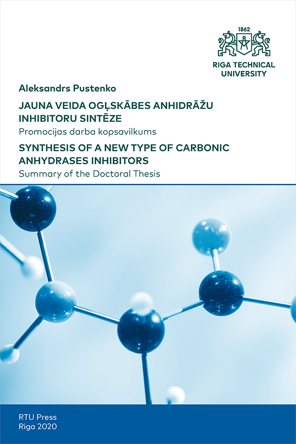Summary of the Doctoral Thesis "Synthesis of a New Type of Carbonic Anhydrases Inhibitors" cover