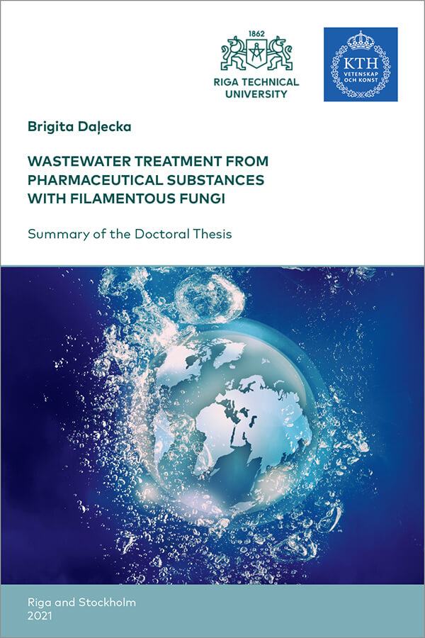 Summary of the Doctoral Thesis "Wastewater Treatment From Pharmaceutical Substances With Filamentous Fungi" cover