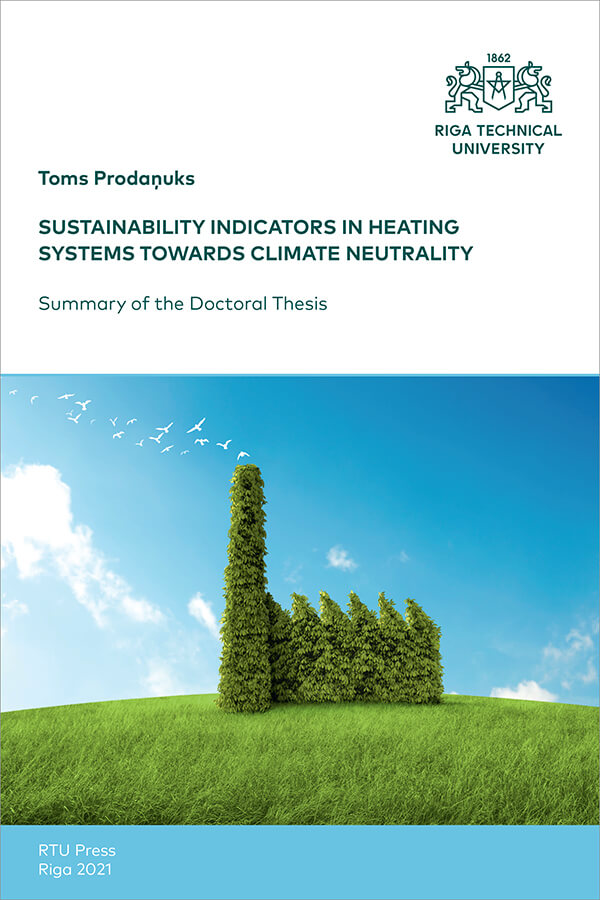 Summary of the Doctoral Thesis "Sustainability Indicators in Heating Systems Towards Climate Neutrality" cover