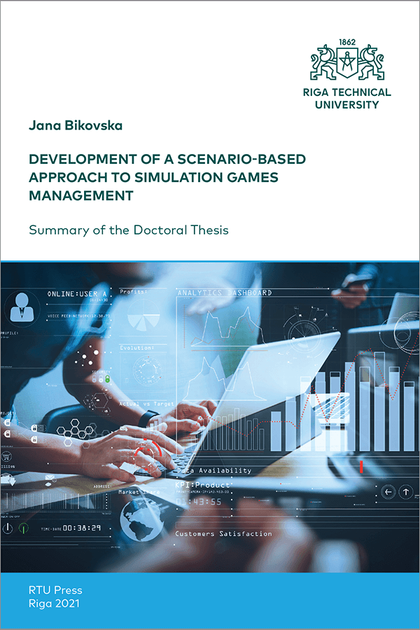 SDT: Development of a Scenario-based Approach to Simulation Games Management. Cover