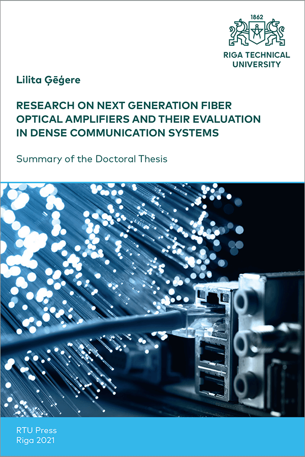 SDT: Research on Next Generation Fiber Optical Amplifiers and Their Evaluation in Dense Communication Systems. Cover