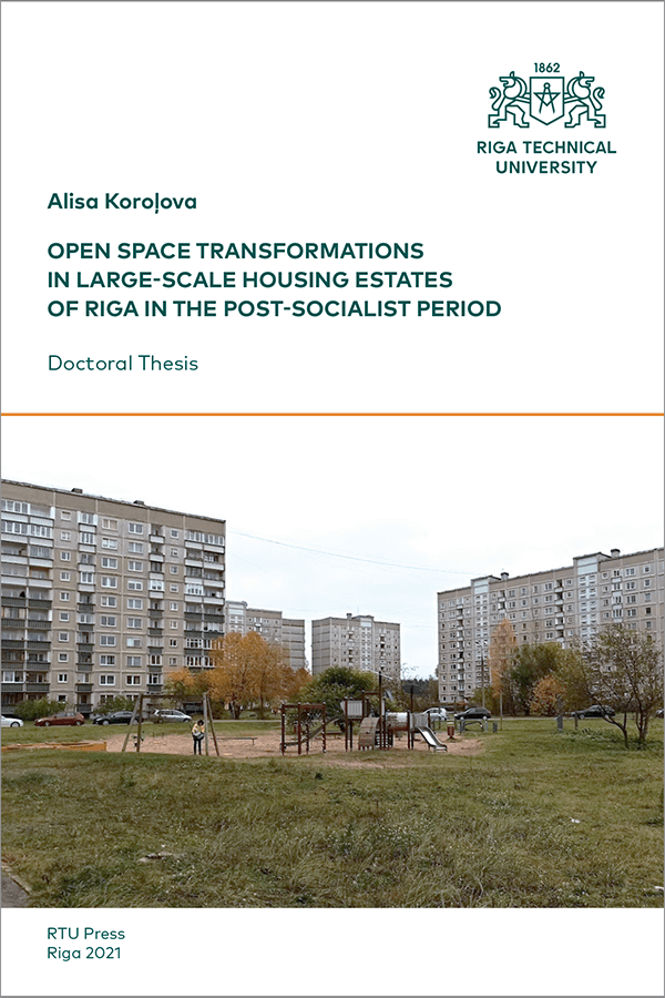 DT: Transformations in Large-Scale Housing Estates of Riga in the Post-Socialist Period. COVER