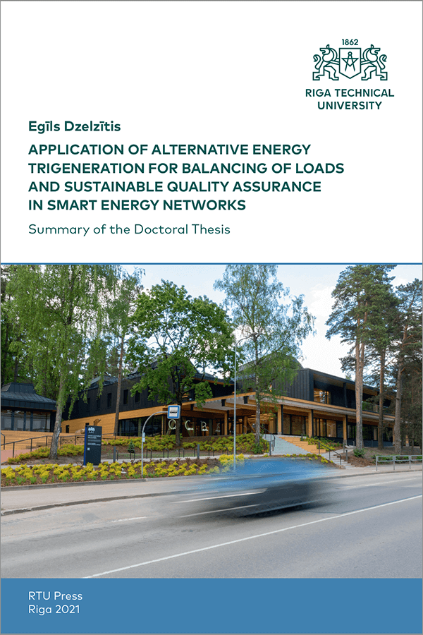 SDT: Application of Alternative Energy Trigeneration for Balancing of Loads and Sustainable Quality Assurance in Smart Energy Networks. Cover