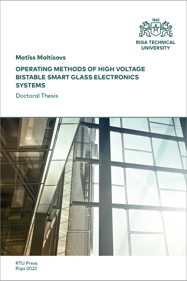 DT: Operating Methods of High Voltage Bistable Smart Glass Electronics Systems. COVER
