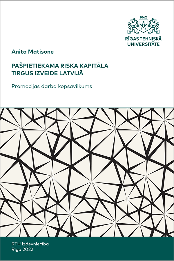 SDT: Pašpietiekama riska kapitāla tirgus izveide Latvijā. COVER