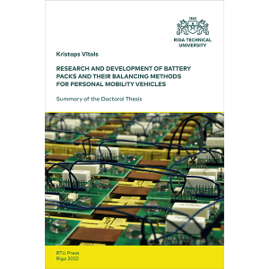 SDT: Research and Development of Battery Packs and their Balancing Methods for Personal Mobility Vehicles. COVER