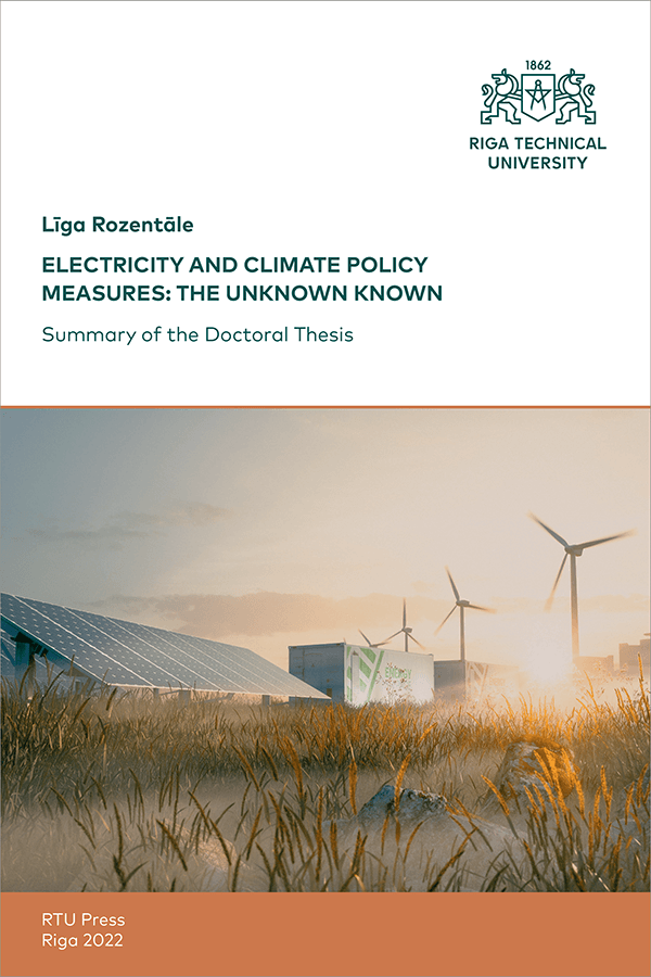 PDK: Electricity and Climate Policy Measures: The Unknown Known. VĀKS