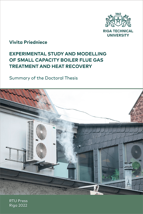 SDT: Experimental Study and Modelling of Small Capacity Boiler Flue Gas Treatment and Heat Recovery. COVER
