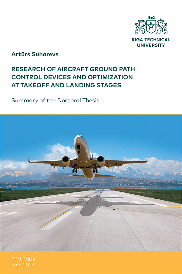 SDT: Research of Aircraft Ground Path Control Devices and Optimization at Takeoff and Landing Stages. COVER
