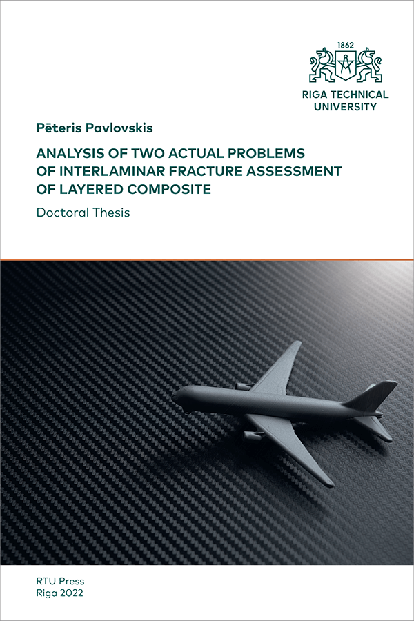 DT: Analysis of Two Actual Problems of Interlaminar Fracture Assessment of Layered Composite. Cover