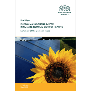 SDT: Energy Management System in Climate-neutral District Heating. Cover