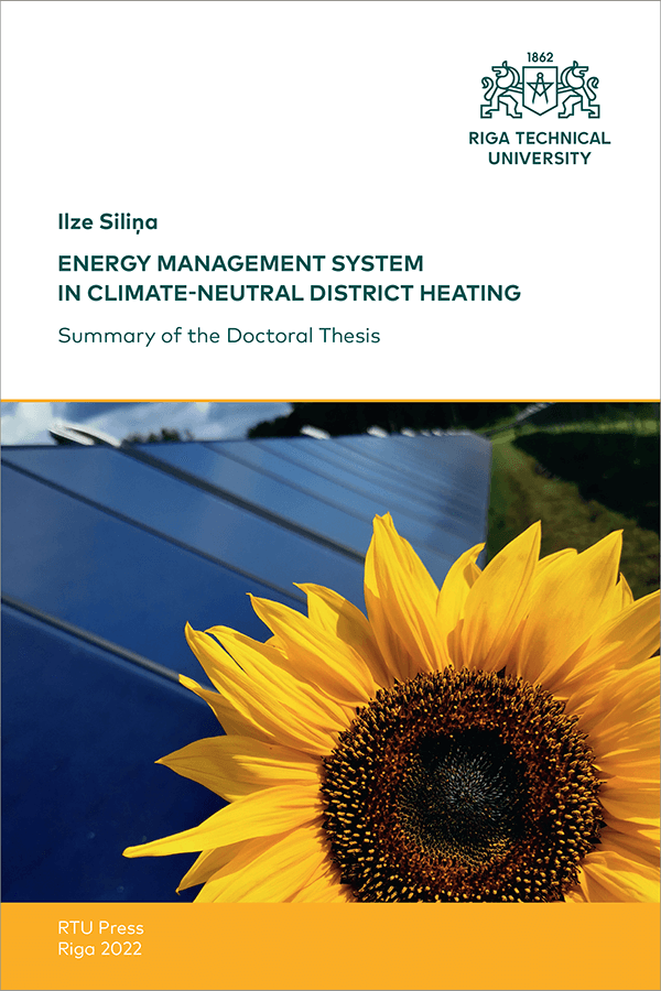 SDT: Energy Management System in Climate-neutral District Heating. Cover