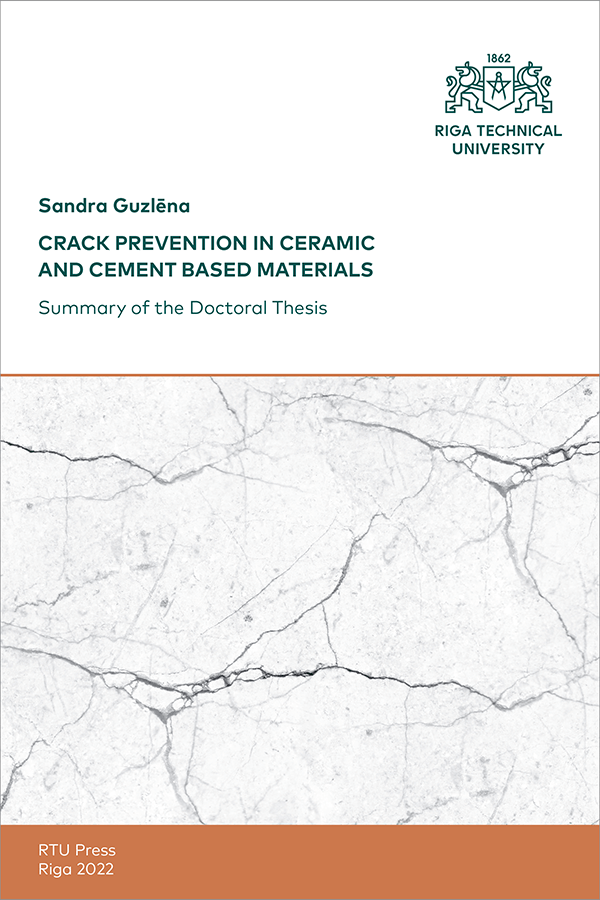 SDT: Crack Prevention in Ceramic and Cement Based Materials. Cover