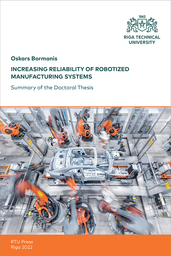 SDT: Increasing Reliability of Robotized Manufacturing Systems. Cover