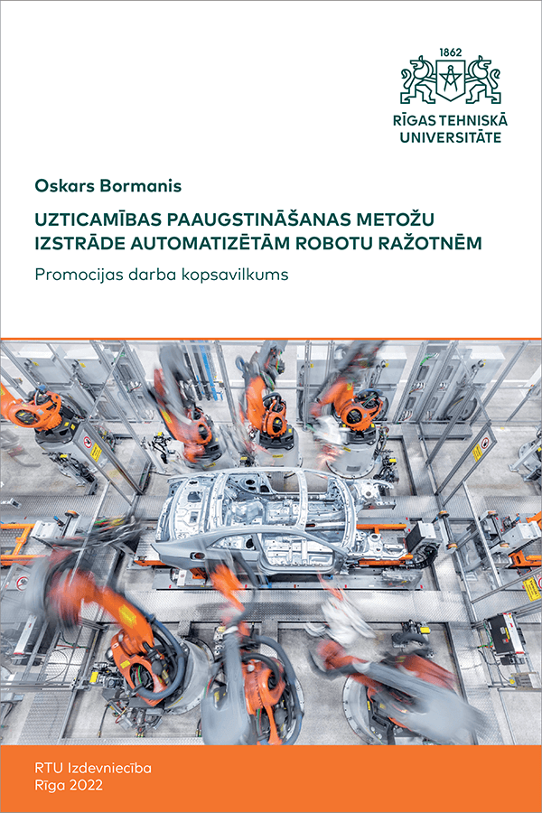 SDT: Uzticamības paaugstināšanas metožu izstrāde automatizētām robotu ražotnēm. Cover