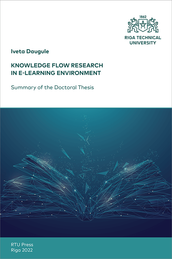 SDT: Knowledge Flow Research in E-learning Environment. Cover