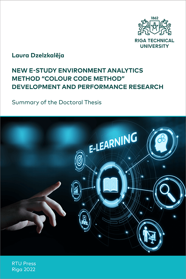 SDT: New E-study Environment Analytics Method “Colour Code Method” Development and Performance Research. Cover
