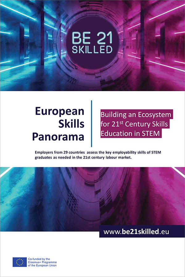 European Skills Panorama. Building an Ecosystem for the 21st Century Skills Education in STEM. cover