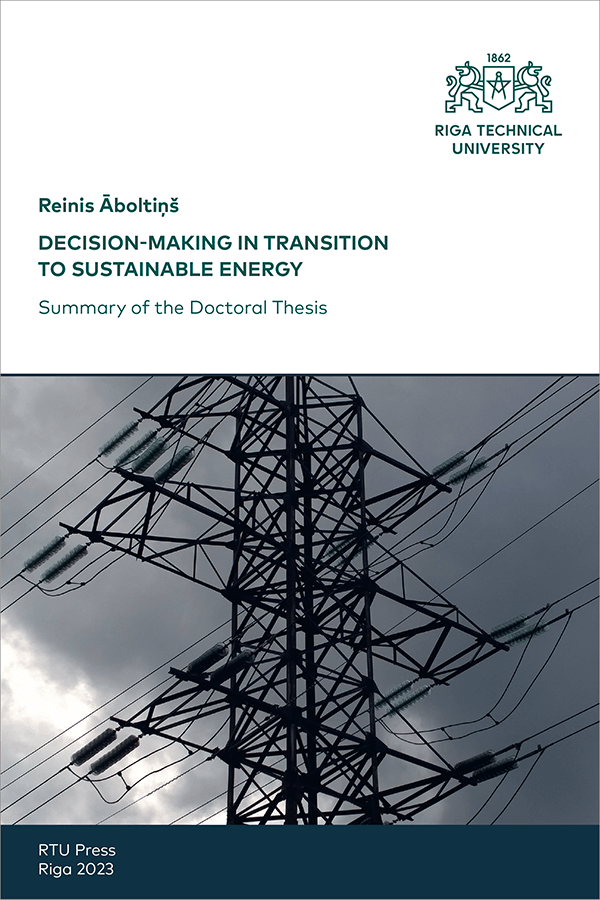 Decision-making in Transition to Sustainable Energy. vāks