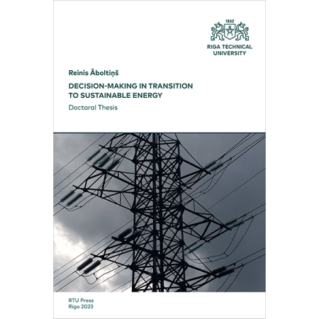 Decision-making in Transition to Sustainable Energy. Doctoral Thesis. cover