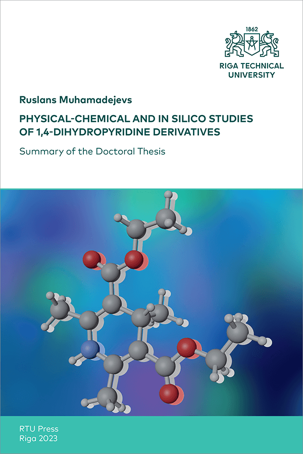 Physical-chemical and in silico Studies of 1,4-dihydropyridine Derivatives. cover