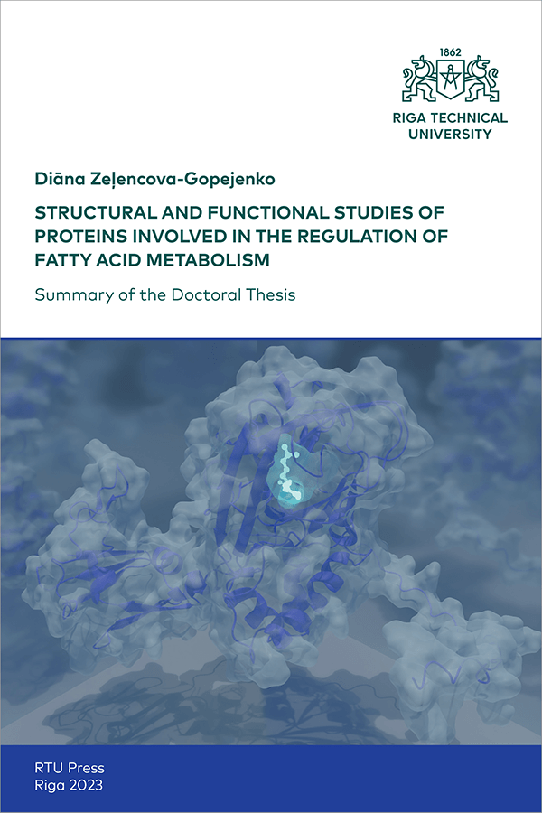 Structural and Functional Studies of Proteins Involved in the Regulation of Fatty Acid Metabolism. cover