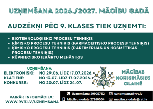 Profesionālā vidējā izglītība (pēc 9.klases)
